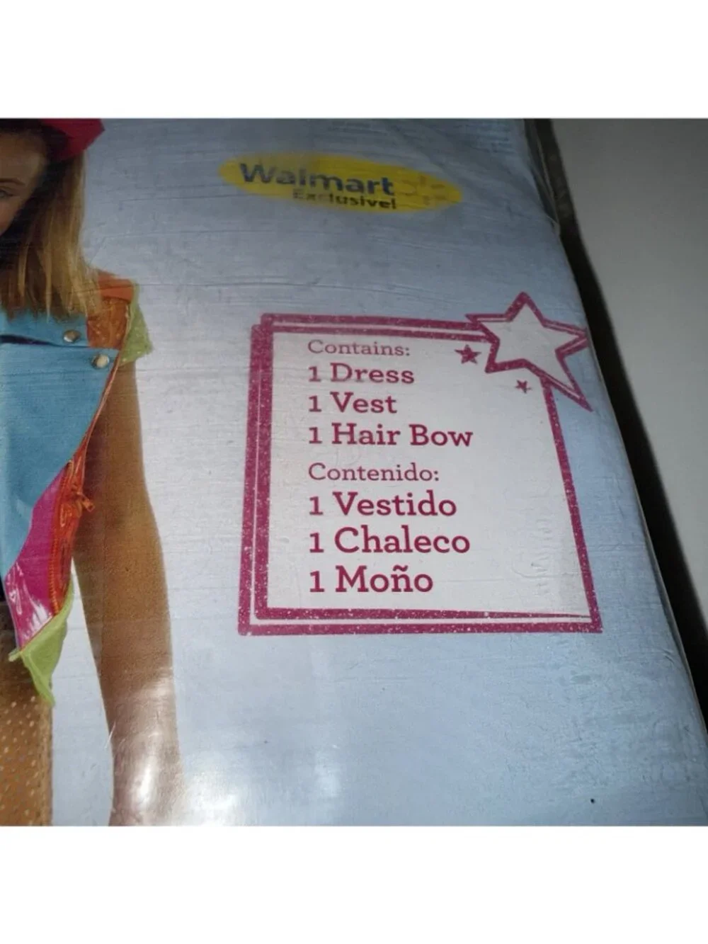 JoJo Siwa Halloween Costume Girls Large 10-12 Dress Vest Bow Cosplay Rubies NEW